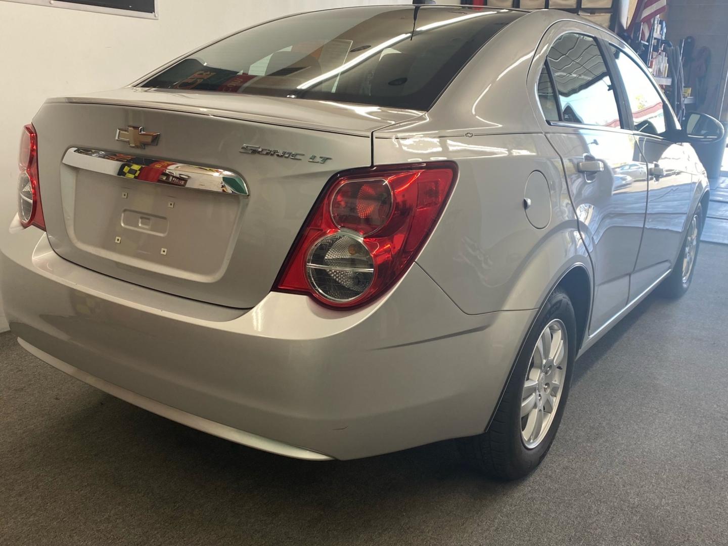 2012 SILVER /black Chevrolet Sonic (1G1JC5SH5C4) , located at 533 S West End Blvd., Quakertown, PA, 18951, (877) 257-4995, 40.343994, -75.303604 - Photo#3